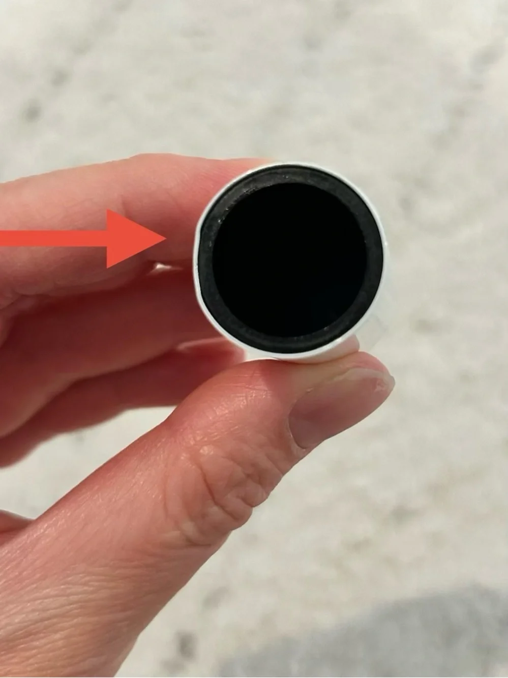Hermes empty lipstick case *with flaw